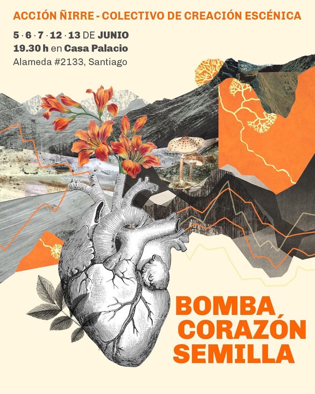 Estreno: “Bomba, Corazón, Semilla” – Colectivo de Creación Escénica Acción&nbsp;Ñirre